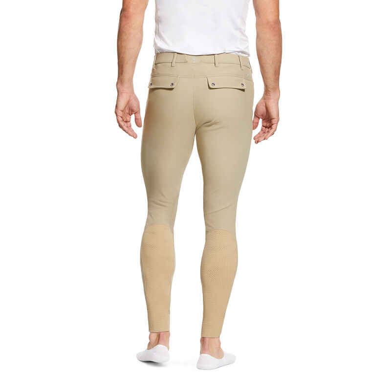 Ariat English: Tri Factor Grip Knee Patch Breech Leggings Hombre - Marrones (XRLIN5432)